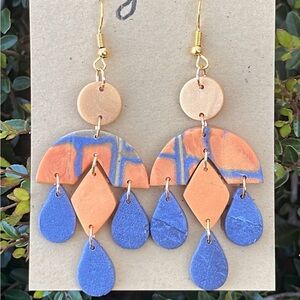 Polymer Clay/ Drop Earrings